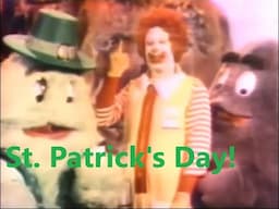 VINTAGE ST PATRICK'S DAY COMMERCIALS! GUINNES MCDONALDS CARVEL & MORE! RETRO COMPILATION!