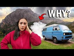 WHY is this HAPPENING? Van life TROUBLE in Europe!