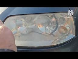 How to clean your headlights when they go frosty?