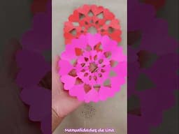 Bonitas decoraciones para el día de San Valentín con papel #diy #sanvalentin #manualidades