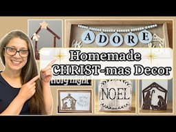 DIY Christmas Home Decor | Christ Centered Christmas Crafts