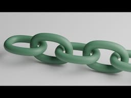 How to model chain in Blender | Blender 4.3 Tutorial