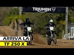 TRIUMPH SALERNO PRESENTA TF 250 X DA CROSS