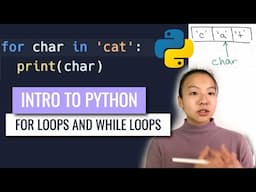 For Loops and While Loops | Python for Beginners Lesson 6 | Code with Kylie