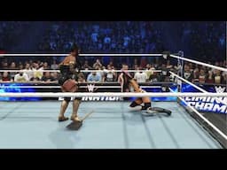 Woman Wrestling championships Match in WWE 2K24