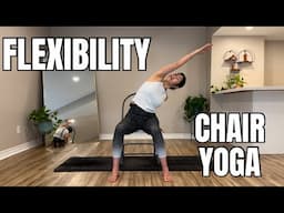 20 Minutes Chair Yoga For Flexibility || Breathe and flow to achieve a flexible body and mind. ✨