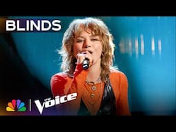 Lilli Doll Takes the Spotlight with Blondie's "Heart of Glass" | The Voice Blind Auditions | NBC