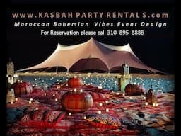 For reservation call 310 895 8888 Moroccan Bohemian Vibes Event Design