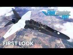 First Look at T-7A Red Hawk by Top Mach Studios | Microsoft Flight Simulator 2024