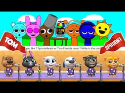 SPRUNKI vs TOM FRIENDS - Incredibox Sprunki - My Talking Tom Friends