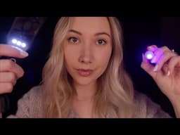 ASMR Pointless Exam | measuring, *clicky* pictures, light triggers (no explanation, nonsensical) 🌀