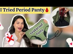 Trying Viral Period Panty | HealthFab GoPad Free Period Panty 🩸