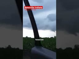 Brief Tornado Video, Batesville Indiana 7/9/24. #tornado #tornadovideo #indianatornado