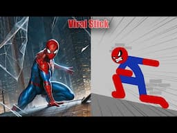 Spiderman vs Stickman | Stickman Dismounting funny and epic moments | Like a boss compilation #147