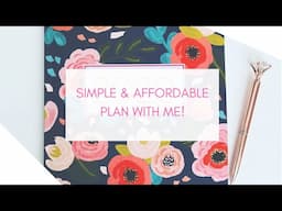 Simple & affordable plan with me!