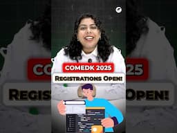 🤩COMEDK 2025 Registrations OPEN | Karnataka Engineering Admissions #COMEDK2025 #BTech #JEEMains2025