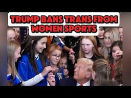 Donald Trump Signs Executive Order Banning Trans Athletes in Women's Sports.