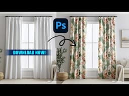 How to Make a Curtain Mockup in Photoshop | Photoshop Mockup Tutorial