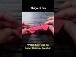 How To Make Origami Car With Paper | Paper Car Origami