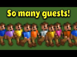 RollerCoaster Tycoon but guests spawn 10 times faster