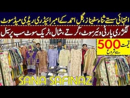 Sana Safinaz  Embriodery Suits | Party Wear Luxury Suit | Price Start From 500