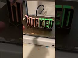 Wicked Movie Logo Display Sign and Christmas Ornament!