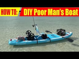 Turn a Cheap Inflatable SUP into a Fishing Motor Board! DIY Poor Man’s Boat.