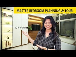 Master Bedroom Design 10' x 14' | Master Bedroom Wardrobe Design | Interior Design | Thane 2bhk EP1