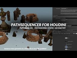 PathSequencer for Houdini - Basics01 - Static Instancing