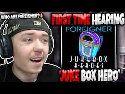 HIP HOP FAN'S FIRST TIME HEARING 'Foreigner - Juke Box Hero' | GENUINE REACTION