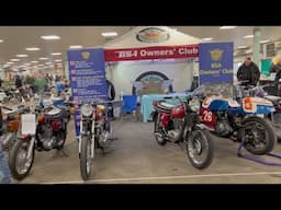 BSA Owners' Club with BSA Furys at the Stafford Classic Motorcycle Mechanics Show October 2024