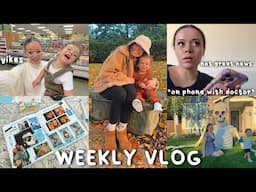 VLOG: bad news about my foot, fall trader joes haul, toddler tantrum in public lol