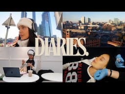 weekly diaries! beauty treatments, new routines & alone time