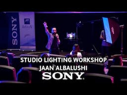 Portrait studio photography lighting workshop by Jaan AlBalushi for Sony Middle East / Sony A7rV