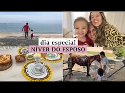 VLOG: dia de praia, aniversário do esposo, treinando para ser mãe de dois e passeio no sitio ✨