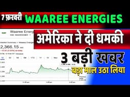 Waaree energies Share latest news | Solar Energy Stock list | waaree energies q4 results |