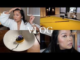 VLOG | going bald, botox appt (100 units!), new lululemon, and 2 michelin star restaurant dinner 🌟🌟