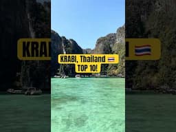 KRABI THAILAND TOP 10 🇹🇭 (READ CAPTION) #krabithailand  #traveltips #thailandtraveltips