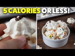 Sugar Free Meringue Cookies | Easy Low Calorie Dessert Recipe!