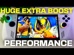 Marvel Rivals on the Asus Rog Ally: EXTRA Performance Boost