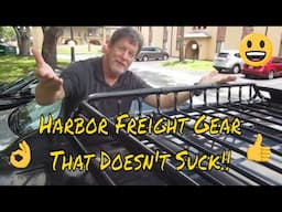 Harbor Freight Gear That Doesn't SUCK!! - HaulMaster Roof Mounted Cargo Rack/Carrier/Basket