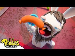 The Castaway Rabbid 🦀🌭 Part #2 (S04E74) | RABBIDS INVASION 🐰 | Cartoon for Kids