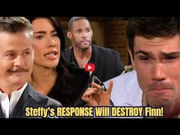 CBS Spoiler4: Steffy’s RESPONSE Will DESTROY Finn! Hope Suspects Steffy’s Secret!!Carter Can’t STOP!