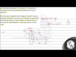 Boards|Physics|12|Electrostatic Potential and Capacitance|Potential Due to a Continuous Charge D....