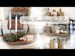 2025 HOME TOUR WINTER FARMHOUSE EMBRACING WINTER COZINESS HOME DECOR