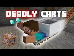 I made Minecarts KILL YOU in Minecraft || Minecraft Data Packs 1.17