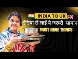 Indian Kitchen Essentials | Moving India To UK | Must Carry For UK | What I Got From India to UK