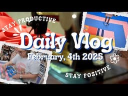 Darvanalee Designs Studio Daily Craft Vlog 4th February 2025 ||Quilting, Project Bags & Cross stitch