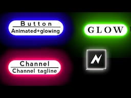 create glowing button with node video | node video tutorial | vidtricks