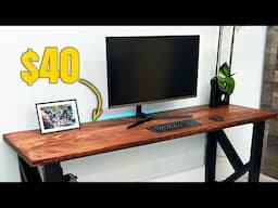 How to Build a Budget Desk -  Step-by-Step DIY